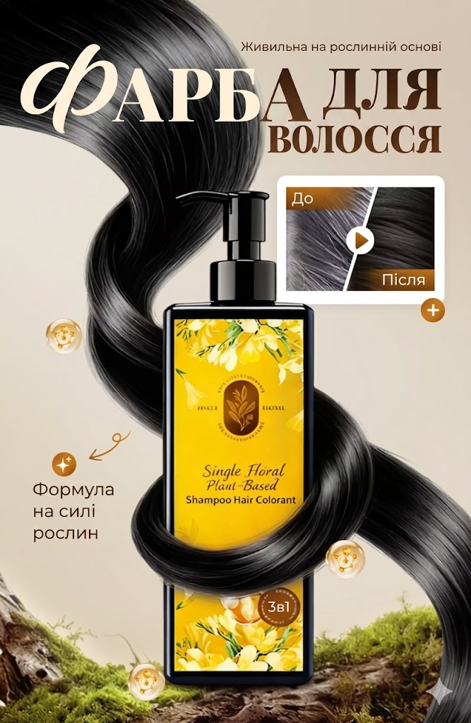 Живильна фарба для волосся